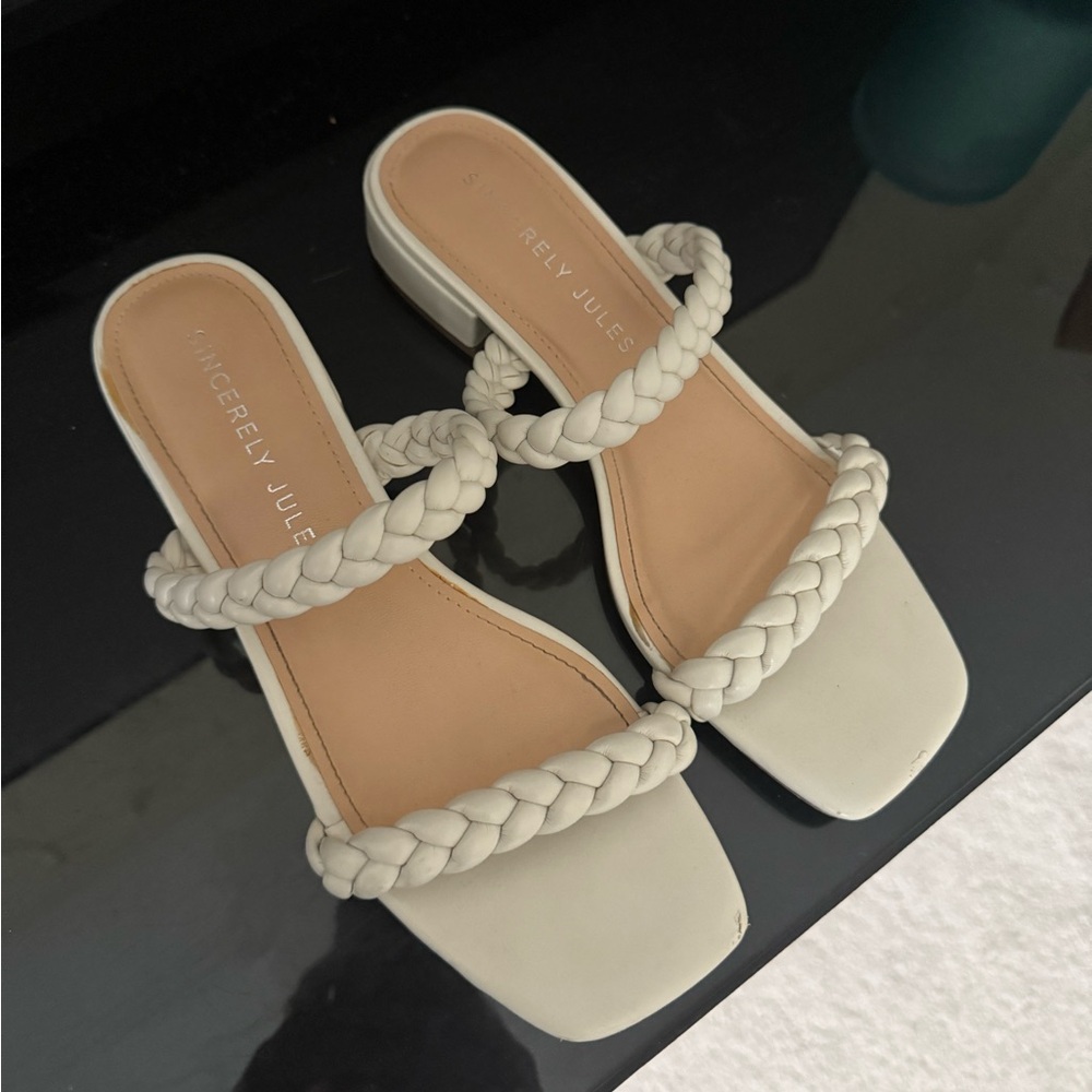 Off-White Braided Sandals